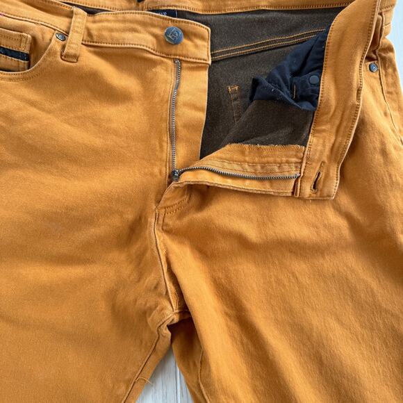 Ethanol Men’s 40x30 Rustic Orange Straight 5-Pocket Dress Pants - Picture 3 of 9
